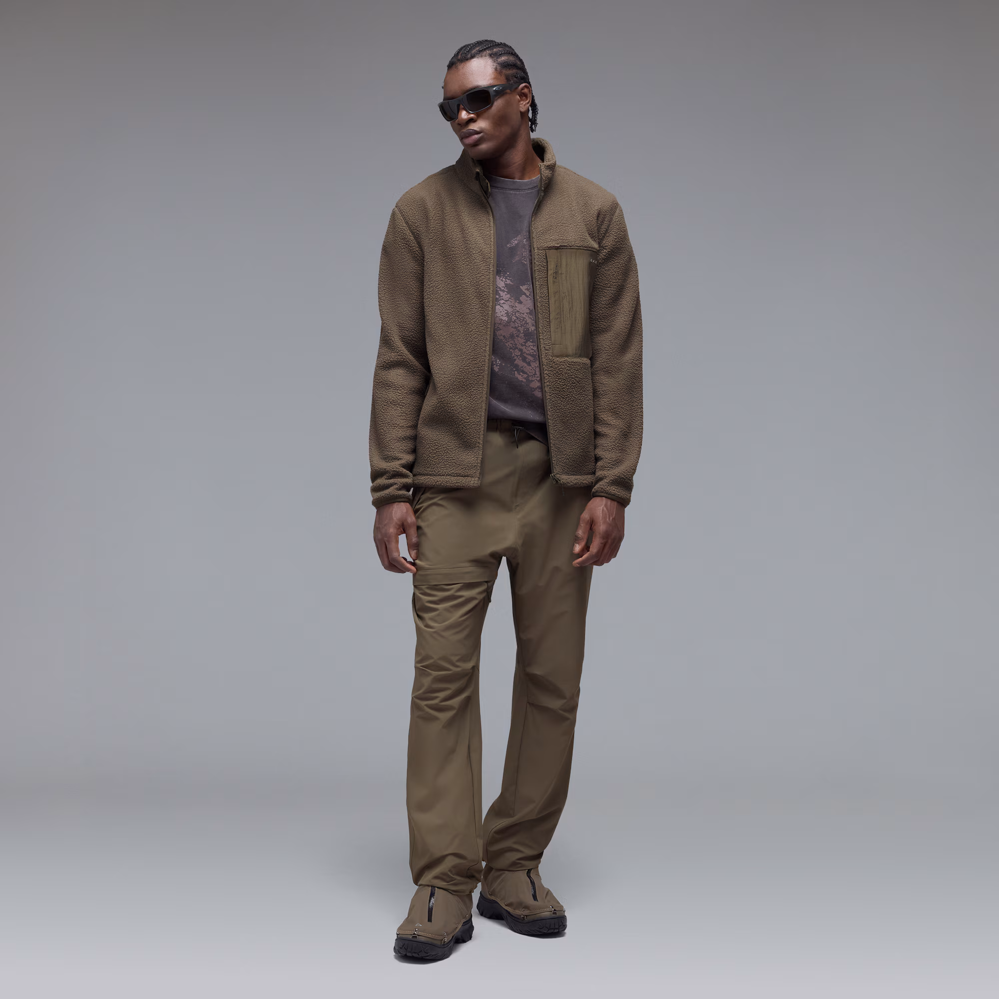 Veste en sherpa Snowdrift Mountain Fire – OAKLEY