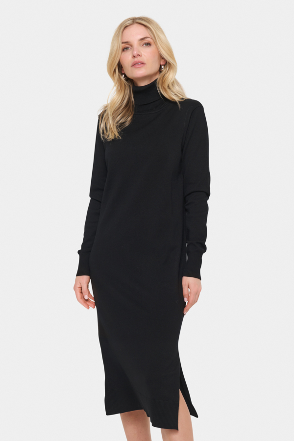 Robe longue à col roulé Mila - SAINT-TROPEZ