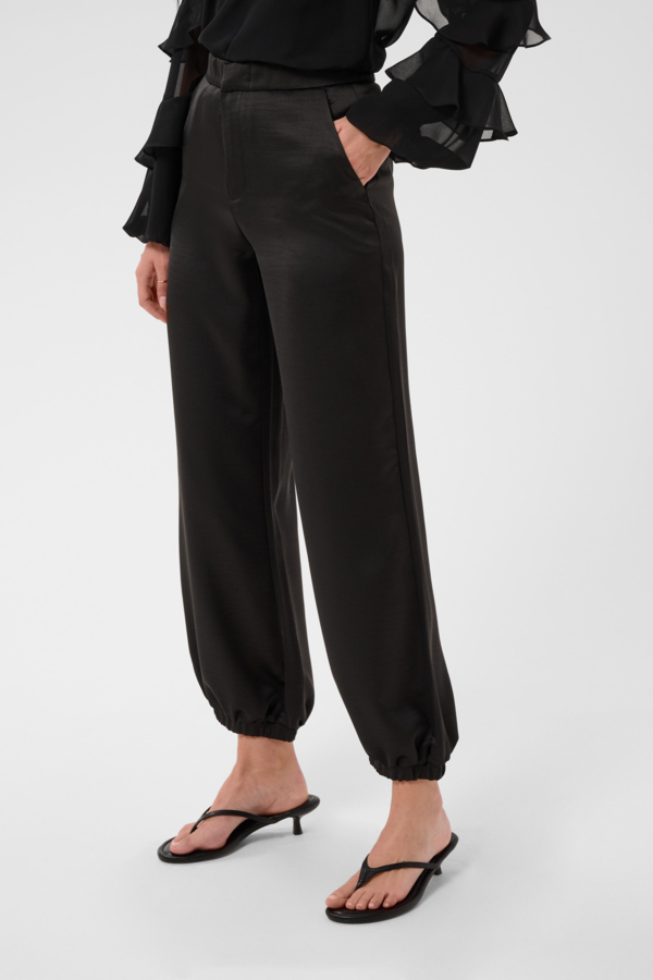 Pantalon satiné à coupe ballon Cocamia – CREAM - 10615575 - CREAM