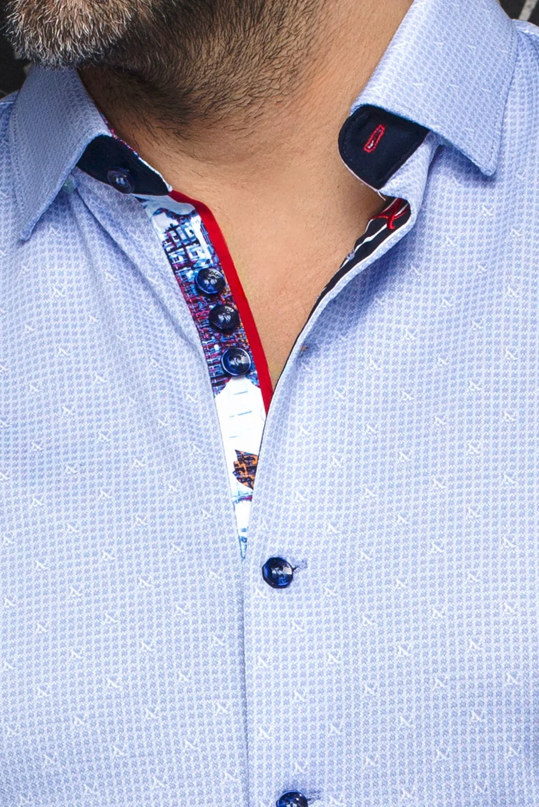 Chemise en tricot de jacquard Palma - AU NOIR