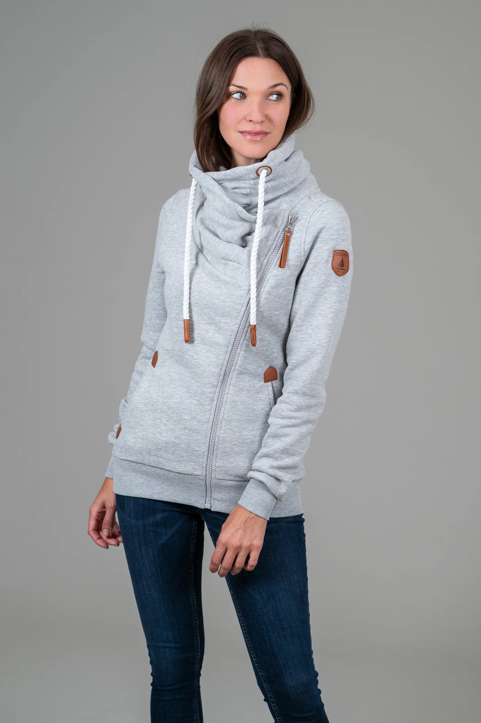 Hoodie Hestia col montant zippé – WANAKOME - 700 - Wanakome