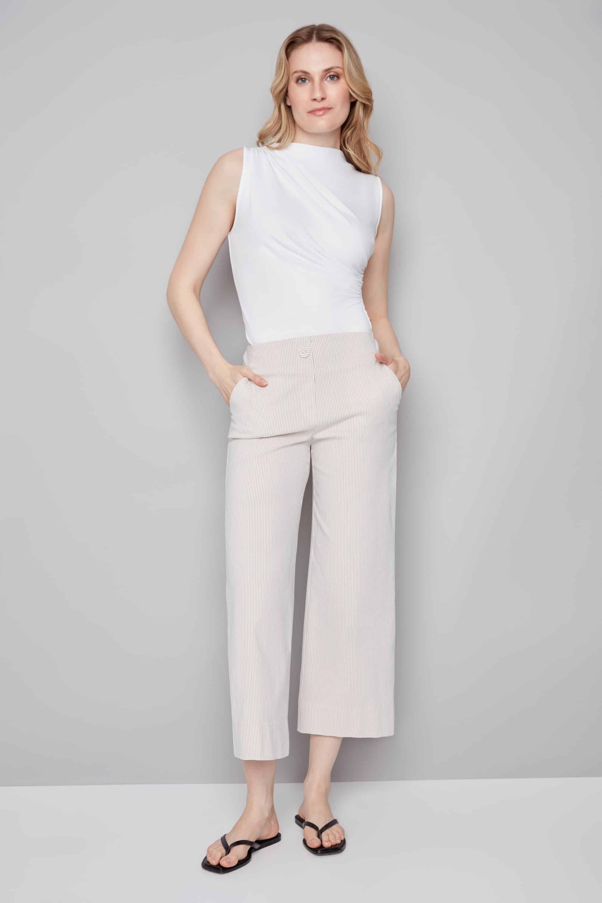 Pantalon 7/8 coupe large Elizabeth – I LOVE TYLER MADISON - 266007C - I LOVE TYLER MADISON