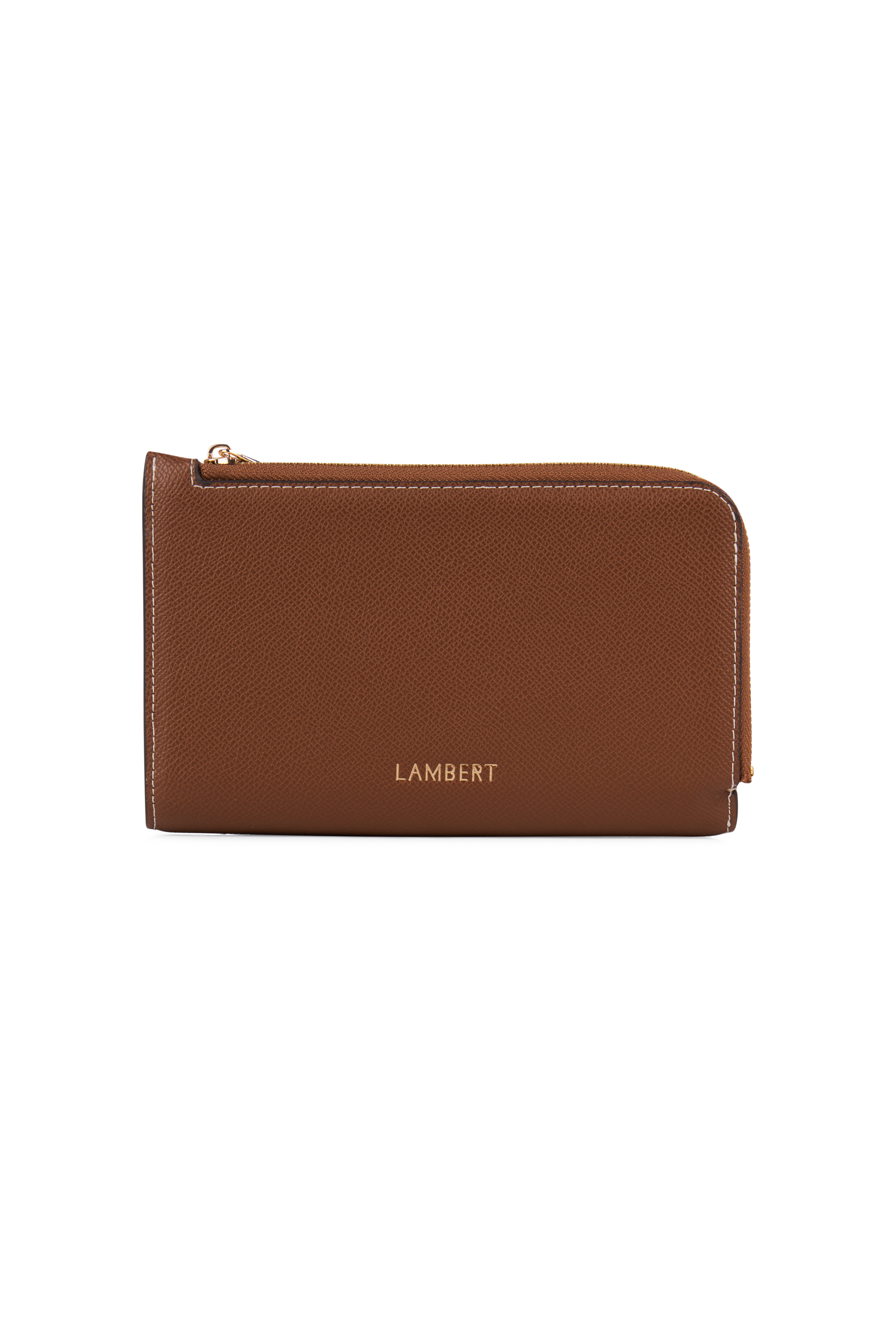 Portefeuille en cuir vegan Quinn – LAMBERT - QUINN-HAZELNUT-EPI - LAMBERT