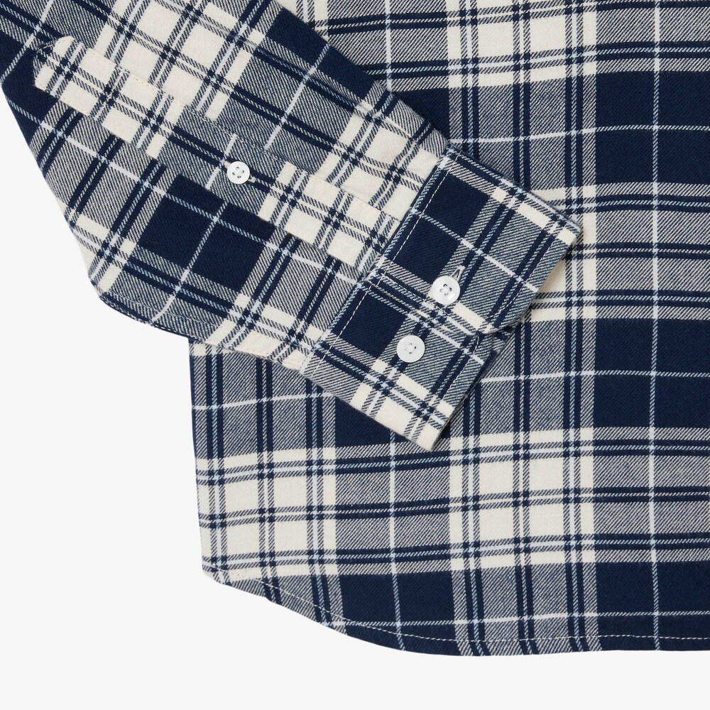 Chemise en flanelle à carreaux – LACOSTE