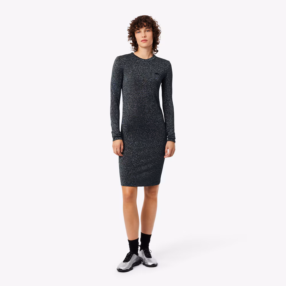 Robe en jersey effet métallisé – LACOSTE - EF0210-WDX - LACOSTE