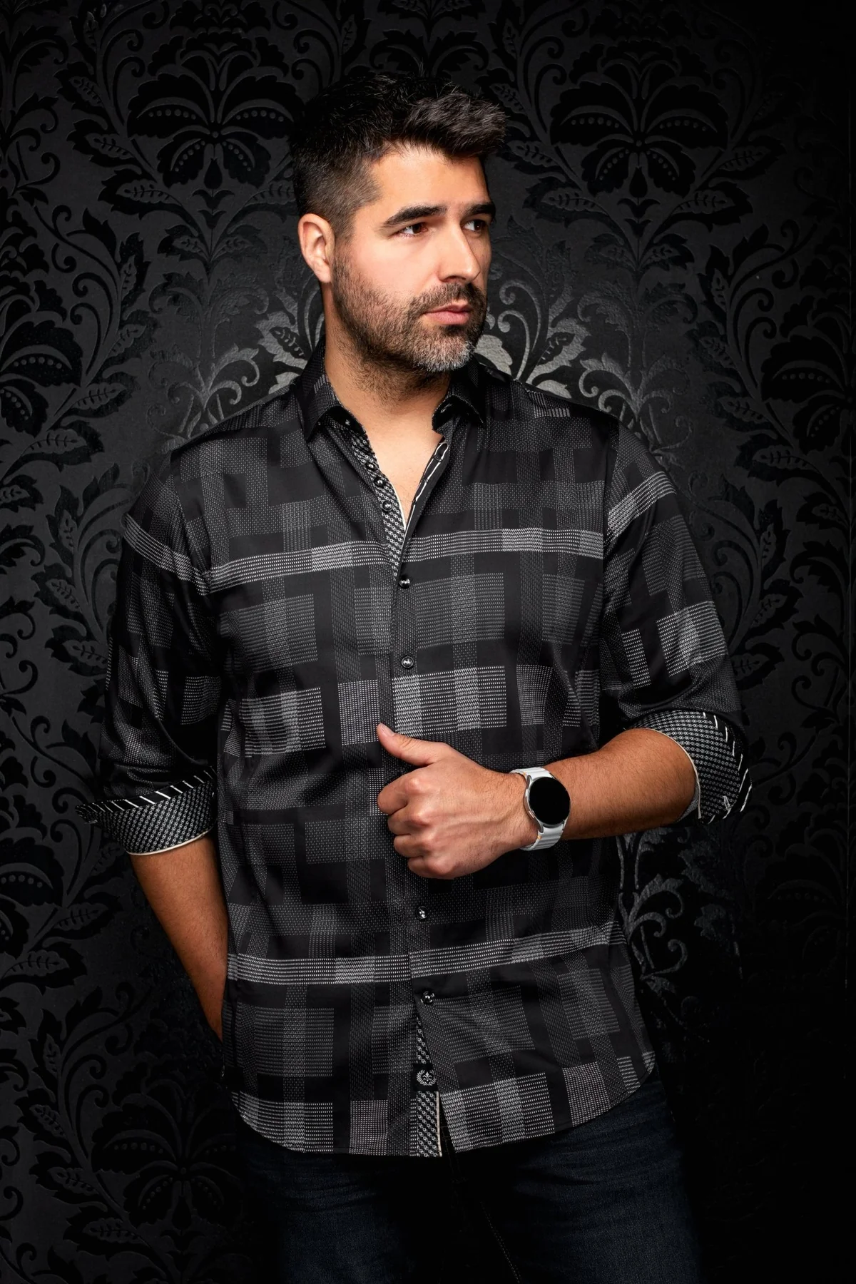 Chemise extensible Puebla – AU NOIR - PUEBLA - AU NOIR