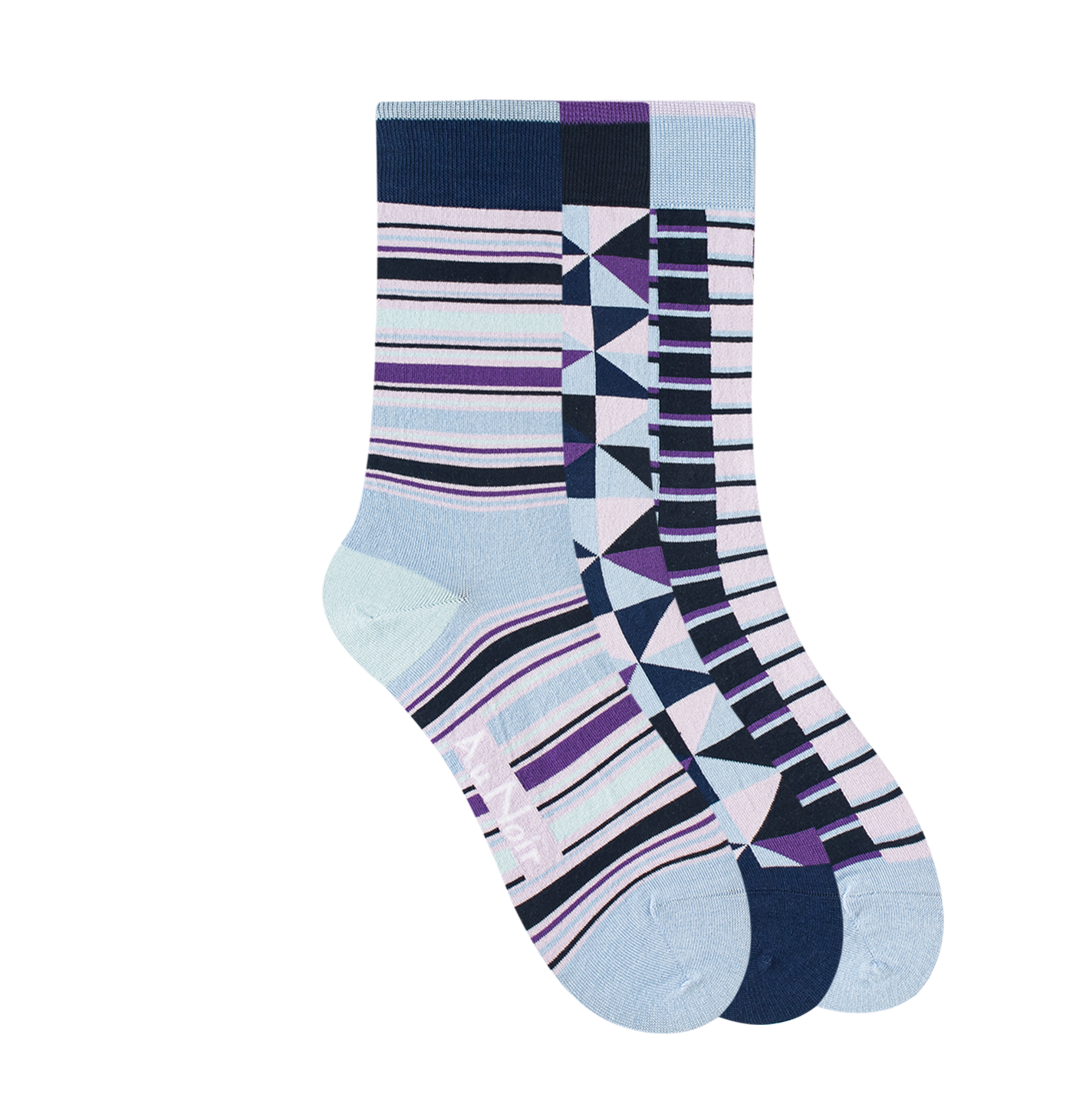 Boite de 3 paires de chaussettes - AU NOIR - FA24-5 - AU NOIR