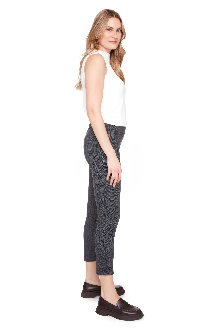 Pantalon à enfiler boutons et fente pétale - UP