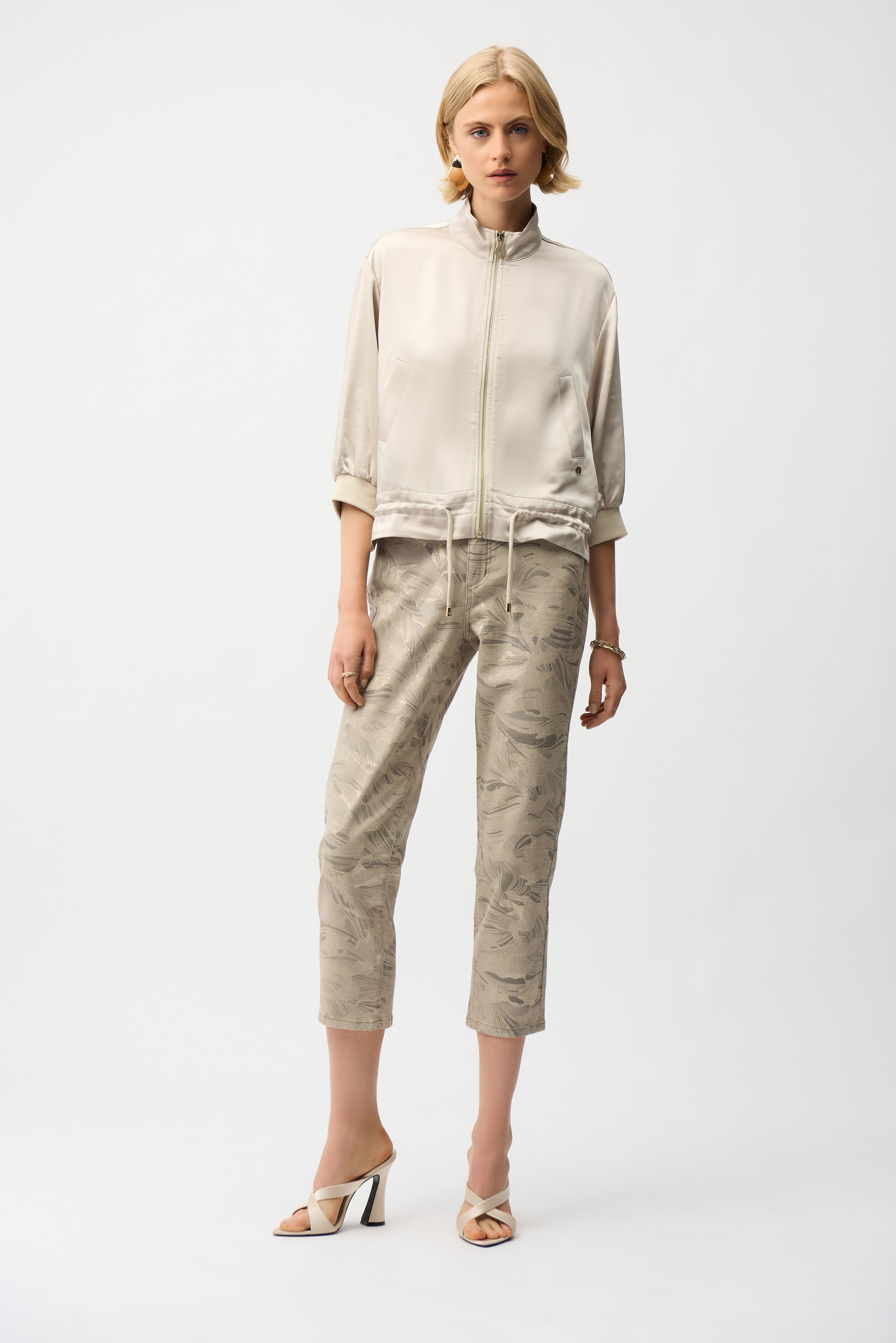 Veste zippée coupe décontractée – JOSEPH RIBKOFF