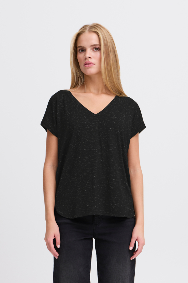 T-shirt Rebel Col V - ICHI - 20121349 - ICHI