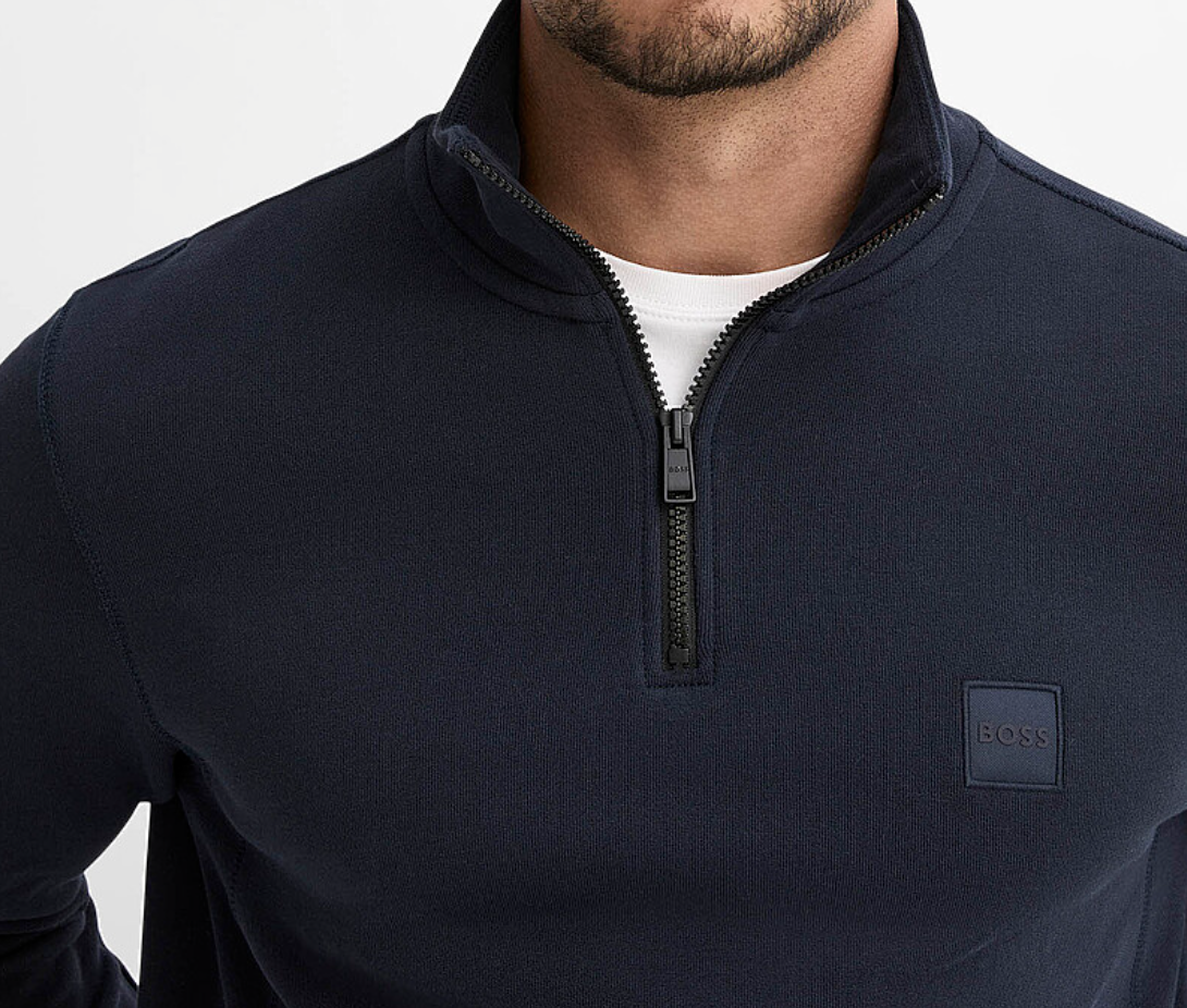Sweatshirt col zippé Zetrust - HUGO BOSS