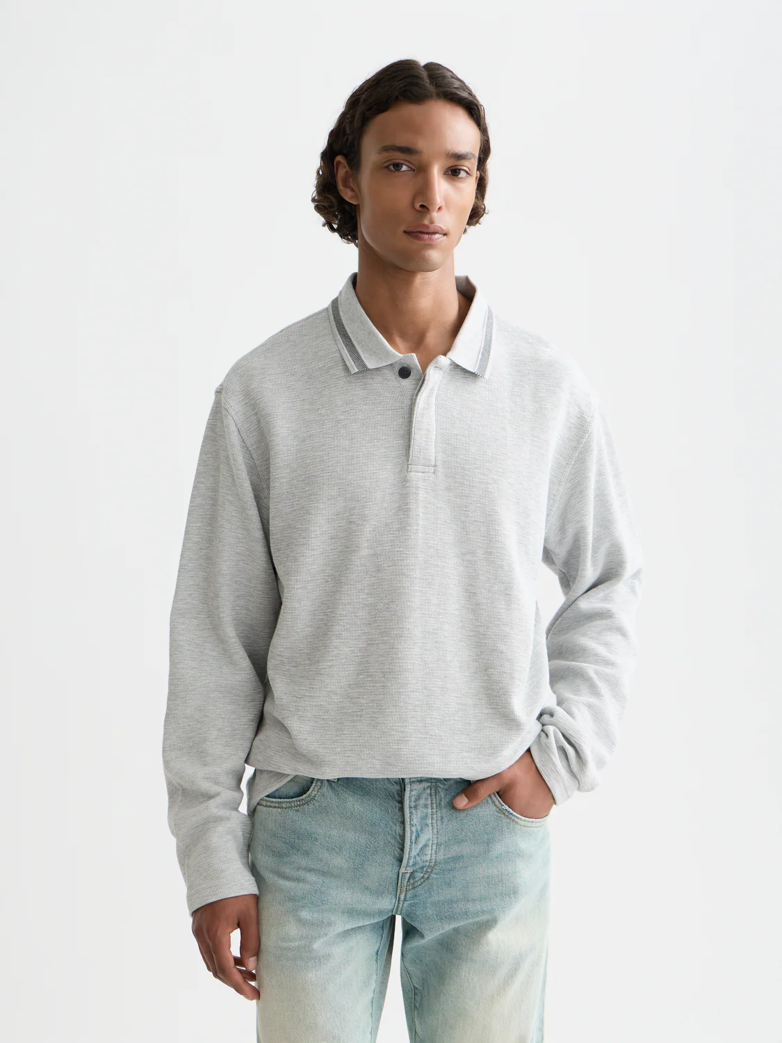 Polo manches longues structuré – SCOTCH & SODA - 182271-401 - Scotch & Soda