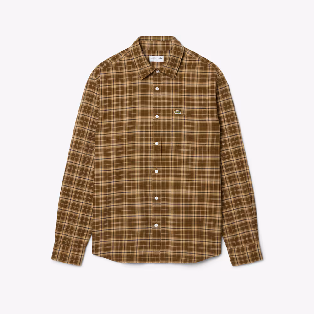 Chemise en flanelle à carreaux – LACOSTE - CH8825-T2S - LACOSTE