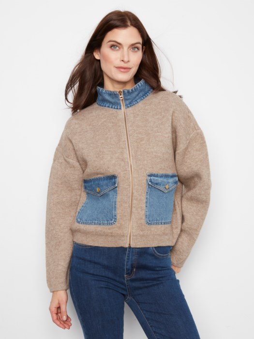 Veste aviateur - CHARLIE B - C2045 - Charlie B