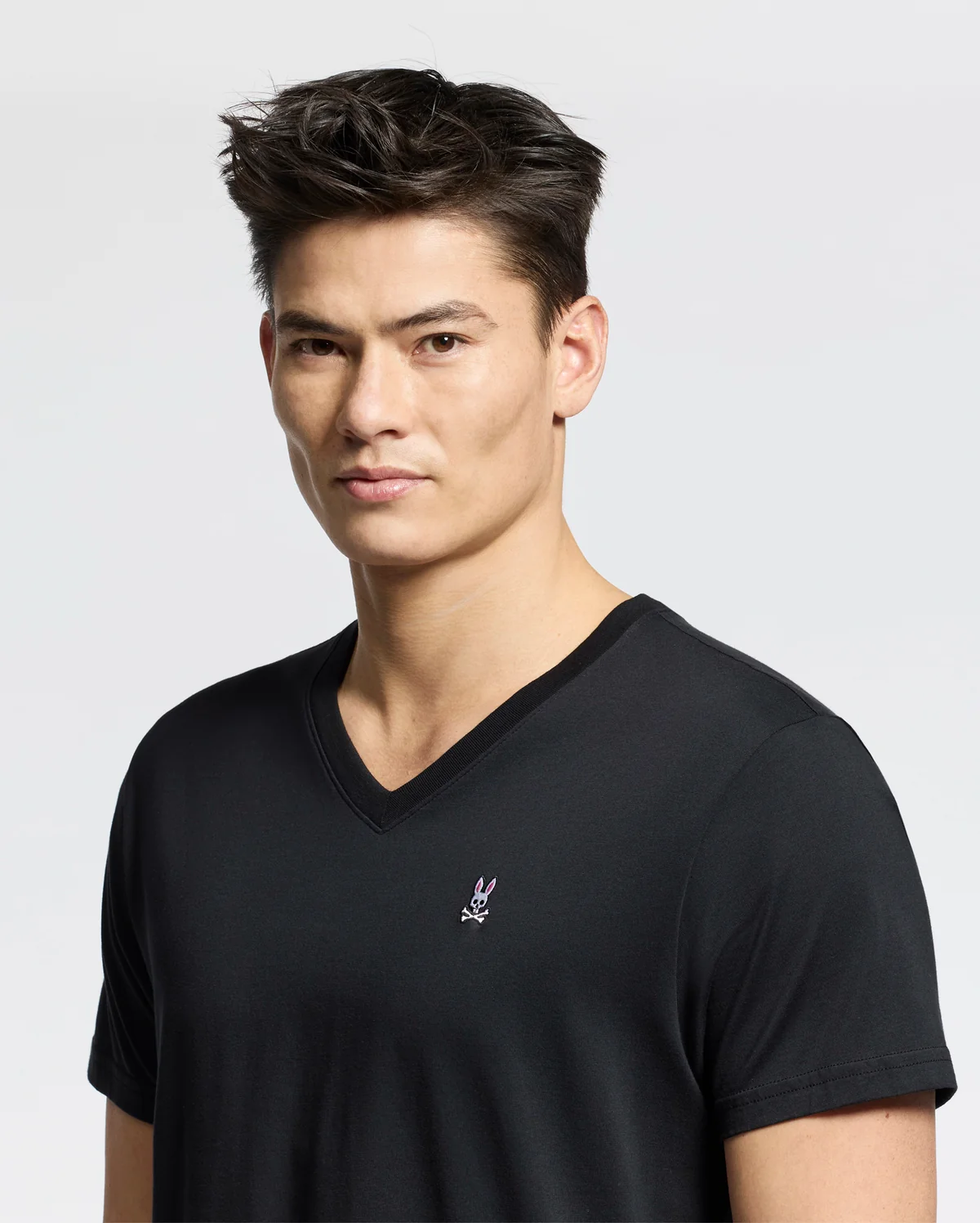 T-shirt col en V classique – PSYCHO BUNNY