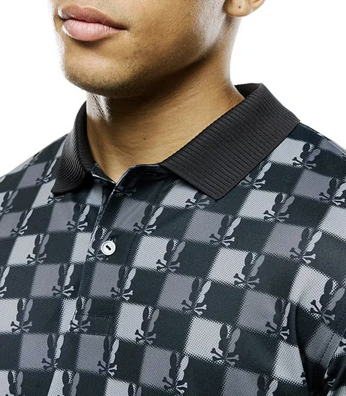  Polo Knight imprimé damier – PSYCHO BUNNY