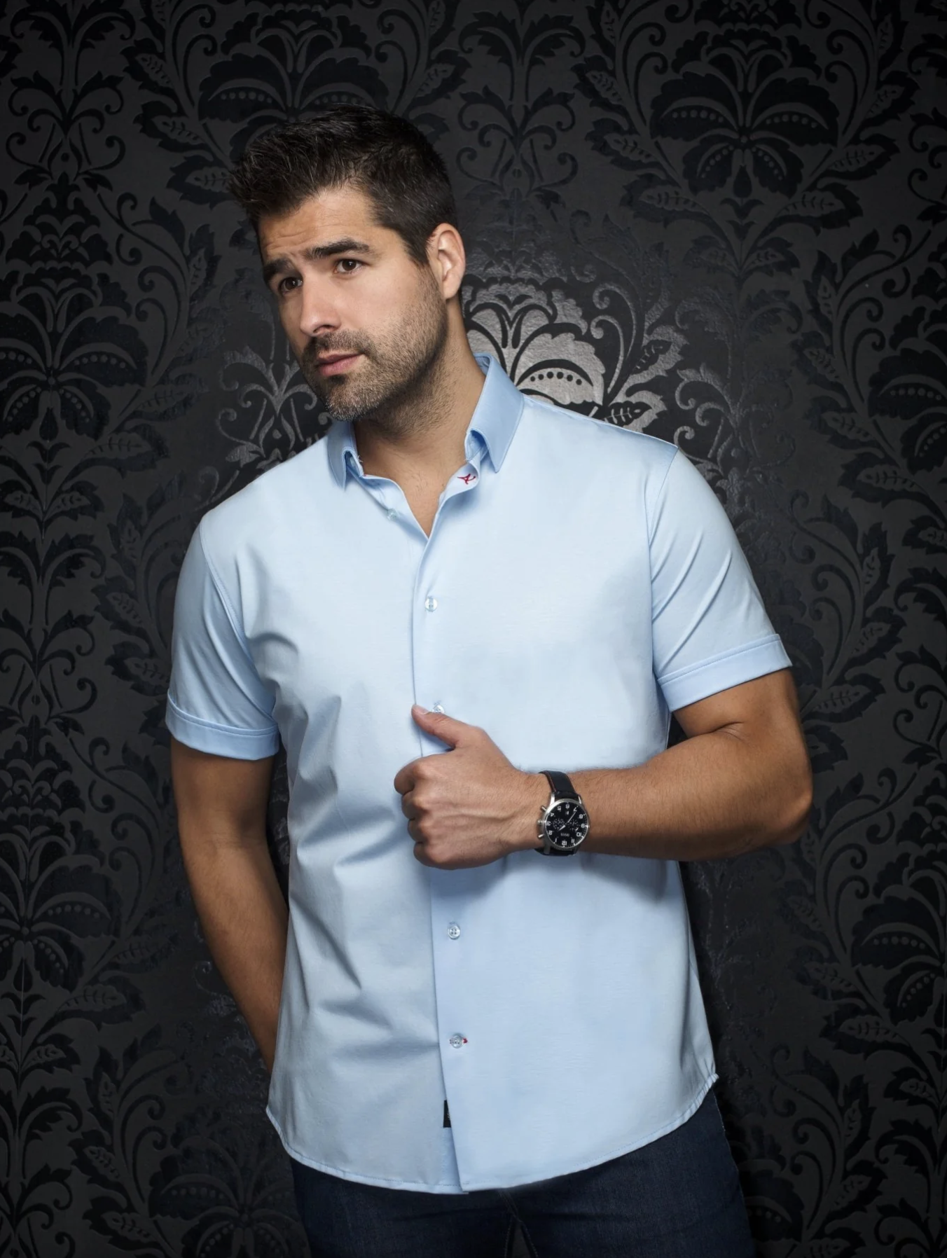 Chemise Alex SLD Manches Courtes - AU NOIR - SLD-SS - AU NOIR