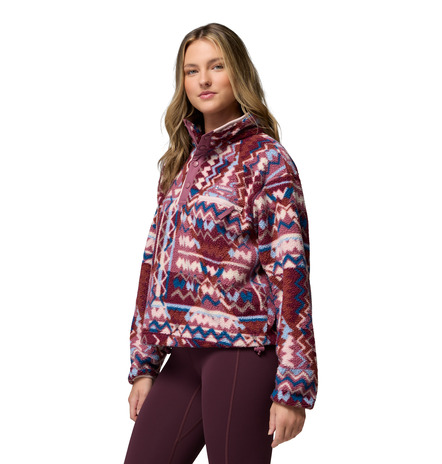 Chandail demi-zip Helvetia II à motif – COLUMBIA