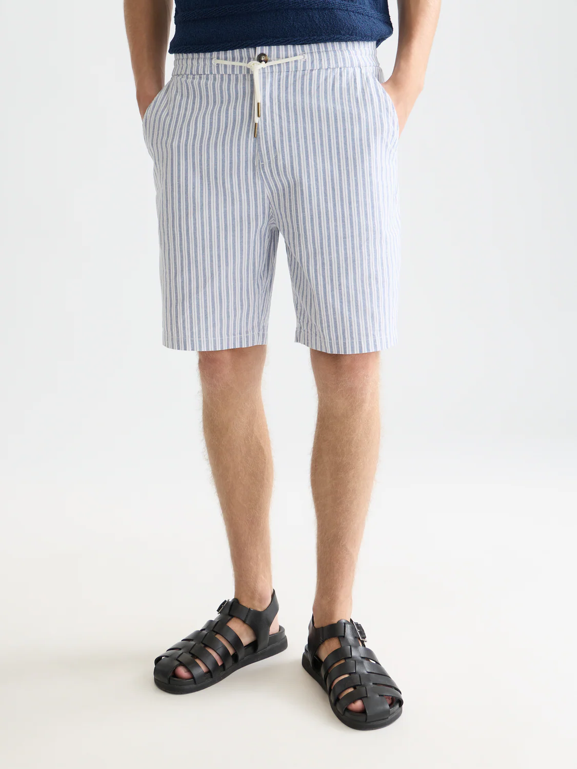 Bermuda Fave en mélange de coton-lin – SCOTCH & SODA - 183112 - Scotch & Soda