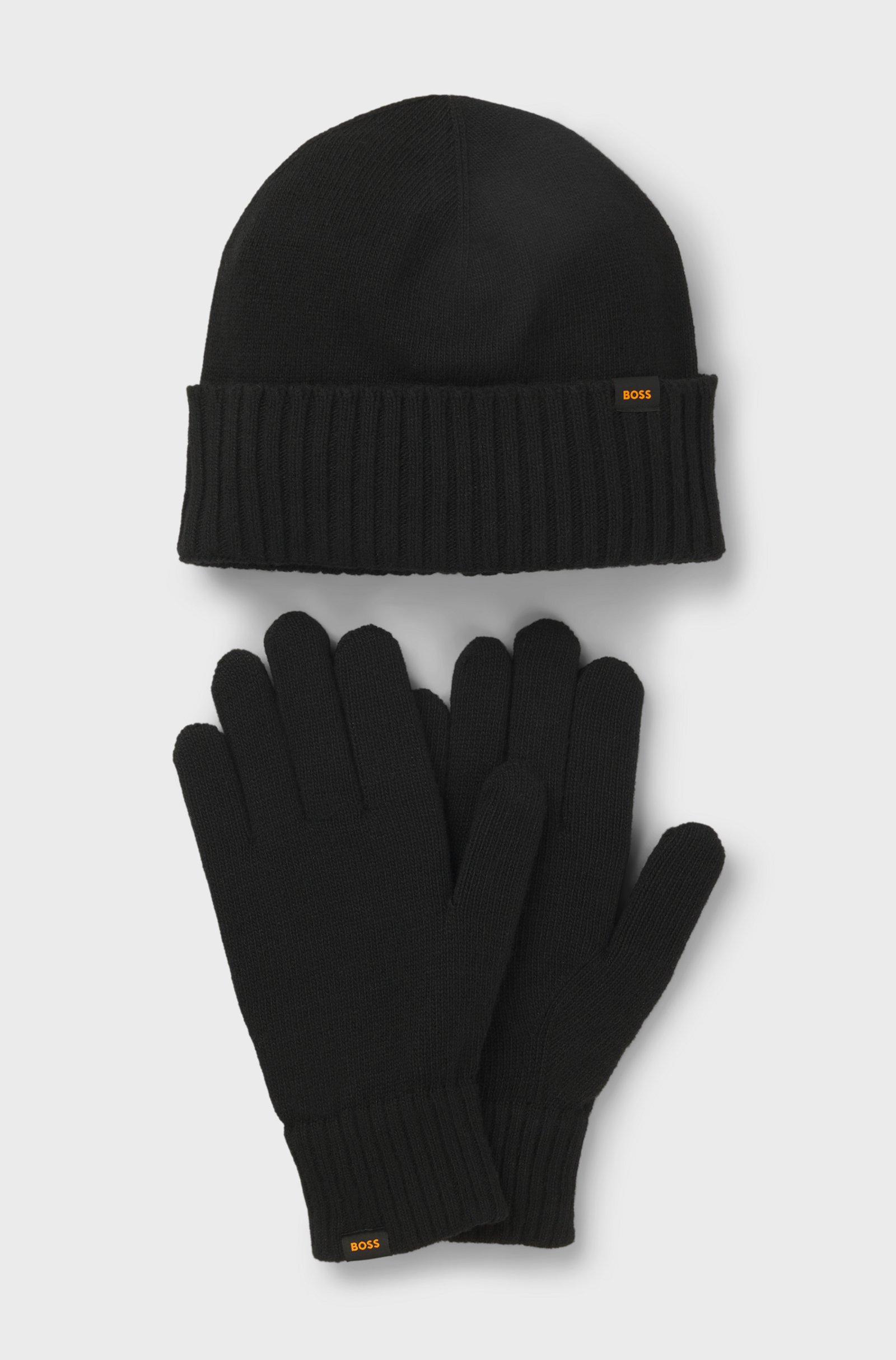 Coffret cadeau gant & bonnet - HUGO BOSS - 50551225 - Hugo Boss