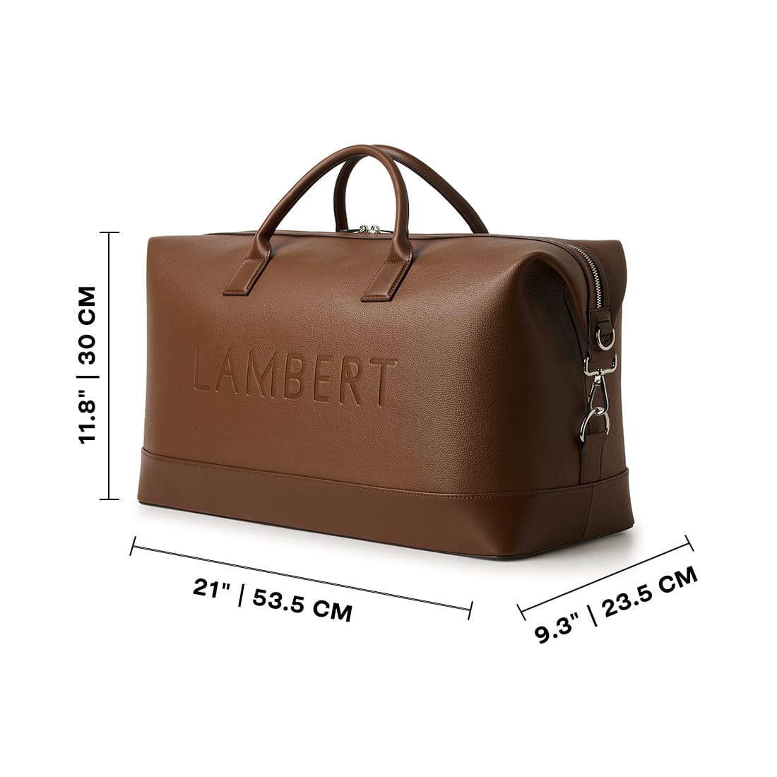 Sac de voyage en cuir vegan June - LAMBERT