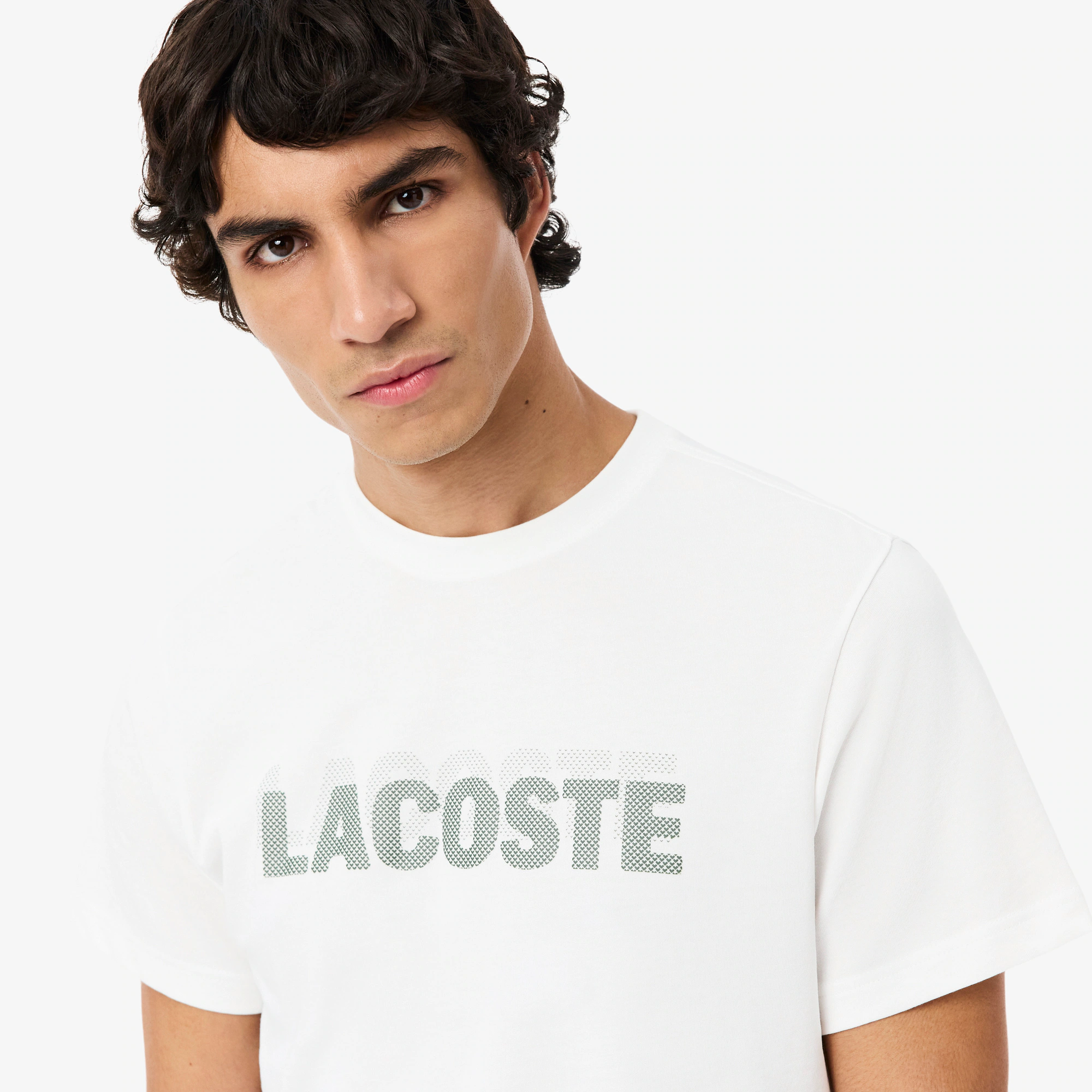 T-shirt sport à logo contrasté – LACOSTE