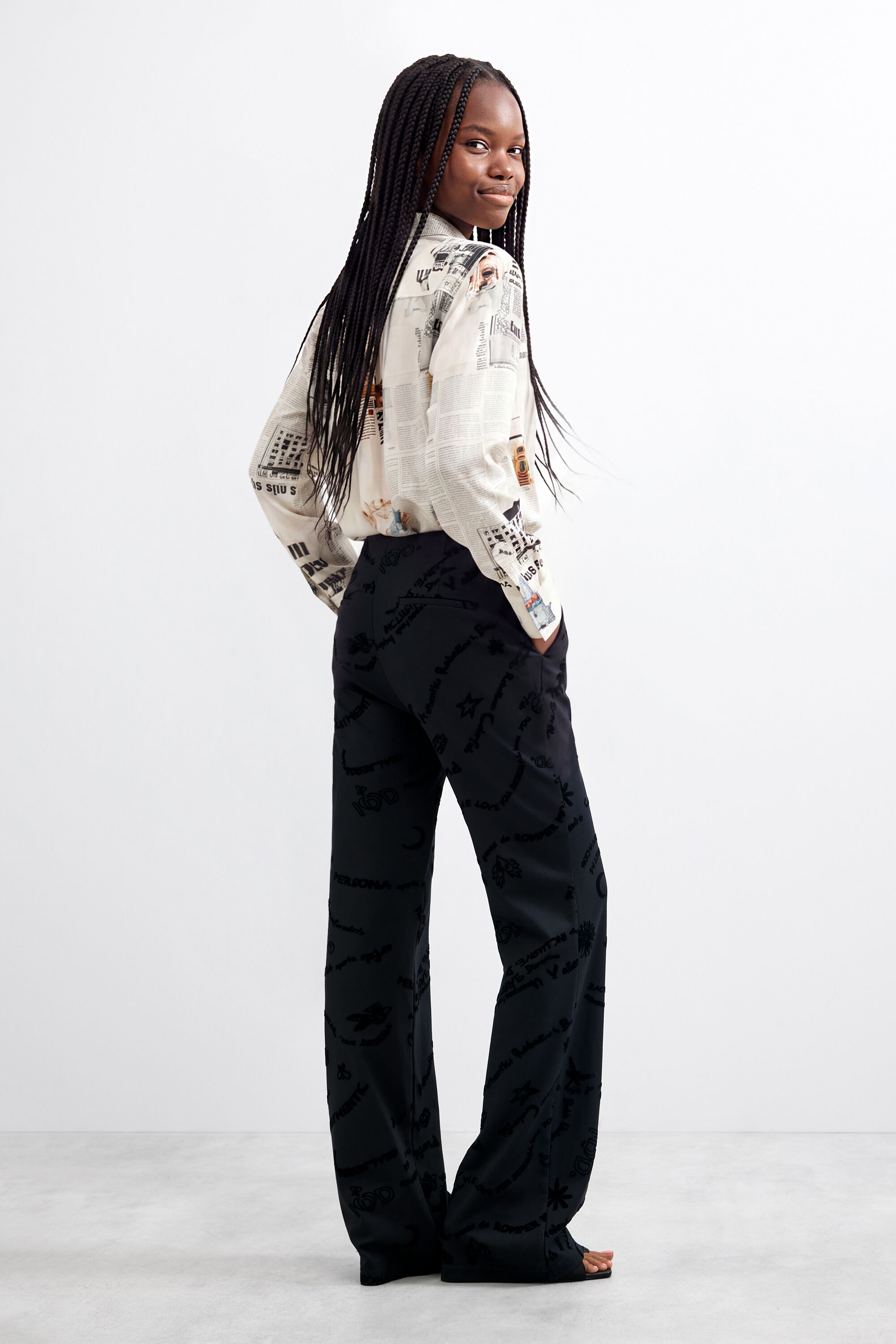Pantalon imprimé – DESIGUAL