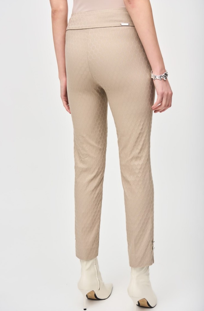 Pantalon à enfiler en jacquard texturé - JOSEPH RIBKOFF