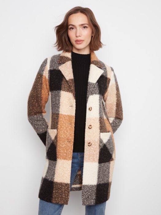 Manteau en tricot - CHARLIE B 