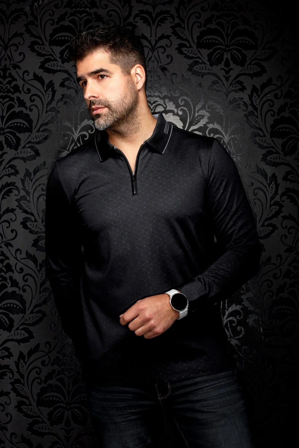 Polo manches longues Avenor – AU NOIR - AVENOR - AU NOIR