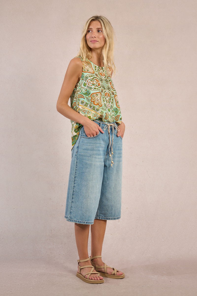Short en denim ample – MOLLY BRACKEN 