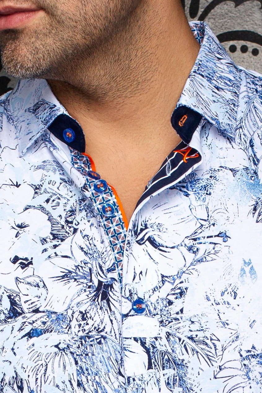 Chemise manches courtes extensible Madeira – AU NOIR