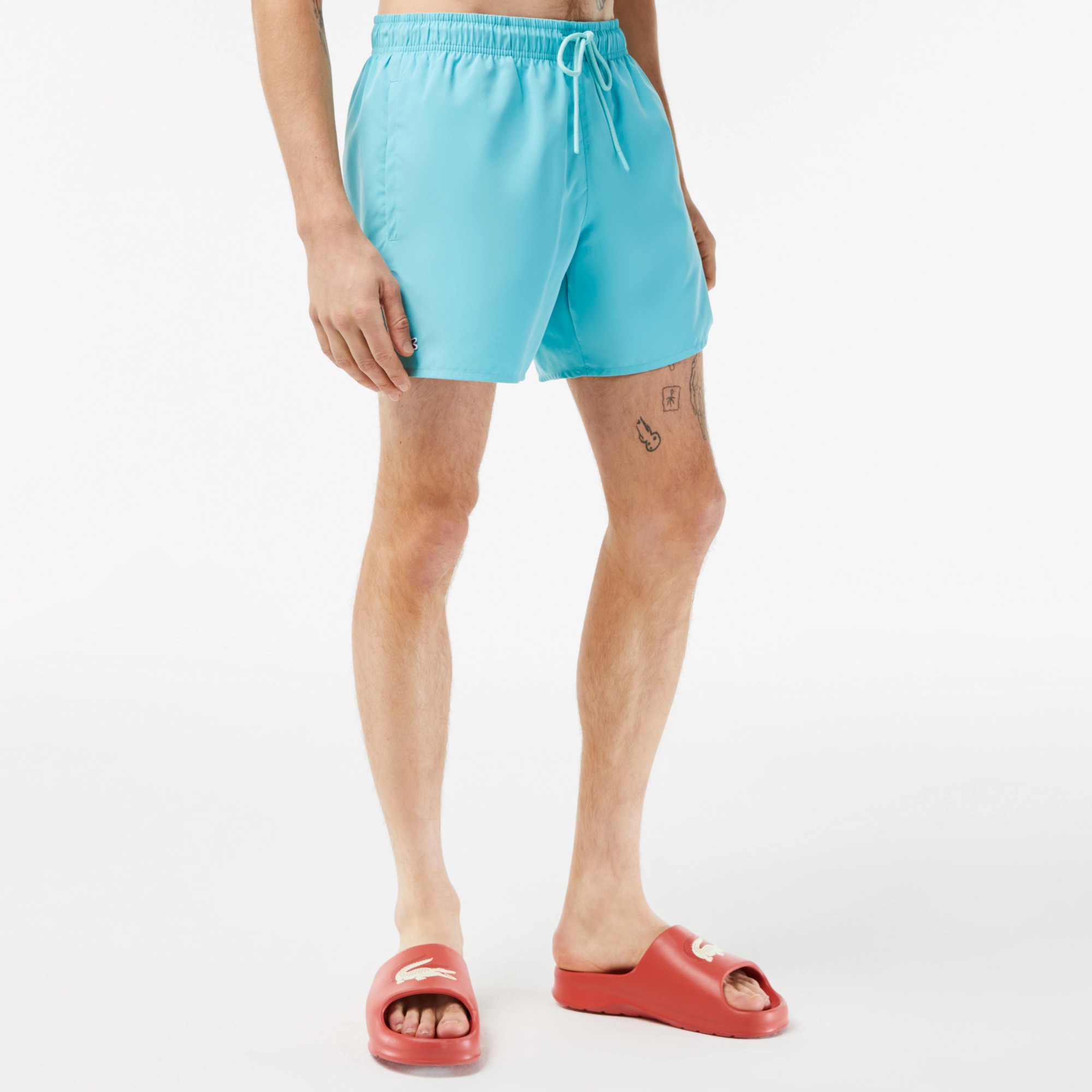 Short de bain uni à séchage rapide - LACOSTE
