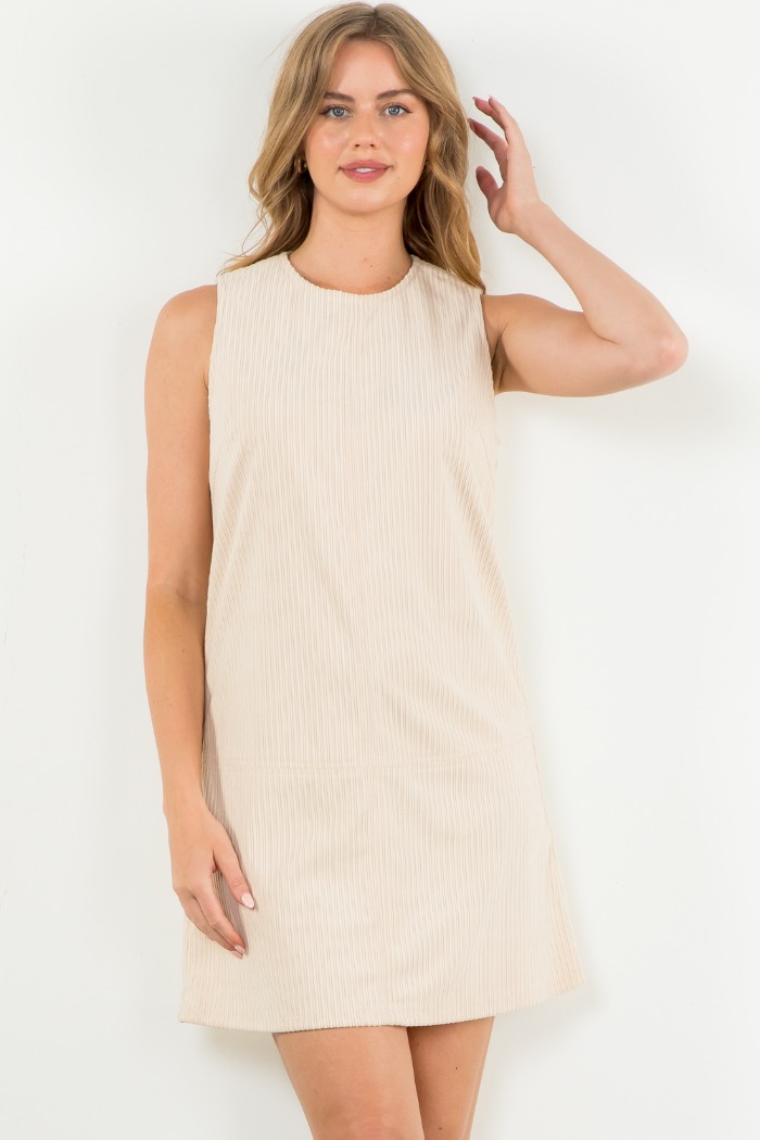 Robe sans manches en corduroy - THLM CLOTHING - JH2163-2 - THML Clothing