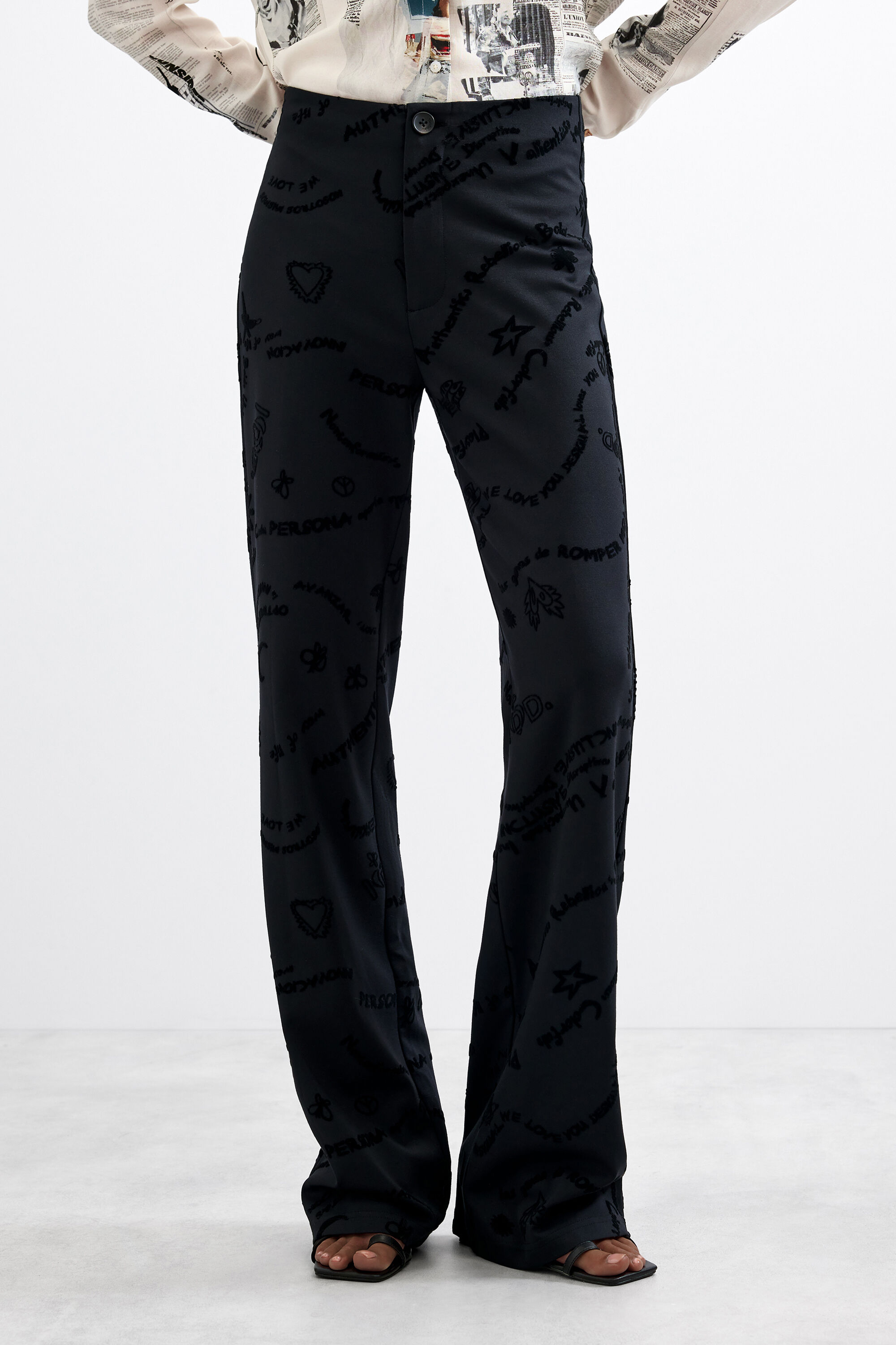 Pantalon imprimé – DESIGUAL - 26WWPW12 - Desigual