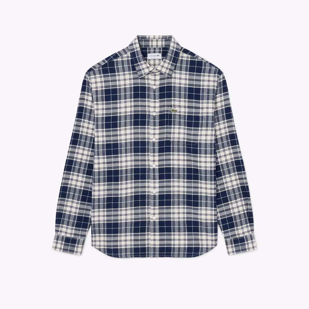 Chemise en flanelle à carreaux – LACOSTE - CH8727-DCN0 - LACOSTE