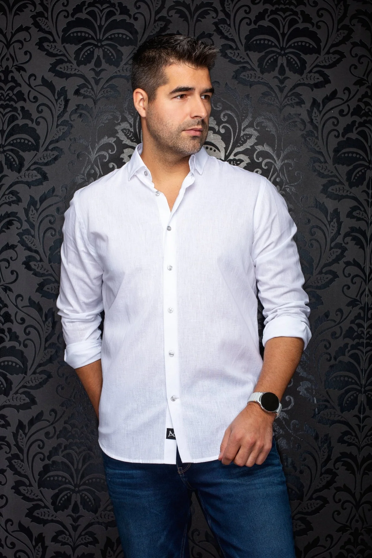 Chemise Humphrey en lin – AU NOIR - HUMPHREY - AU NOIR