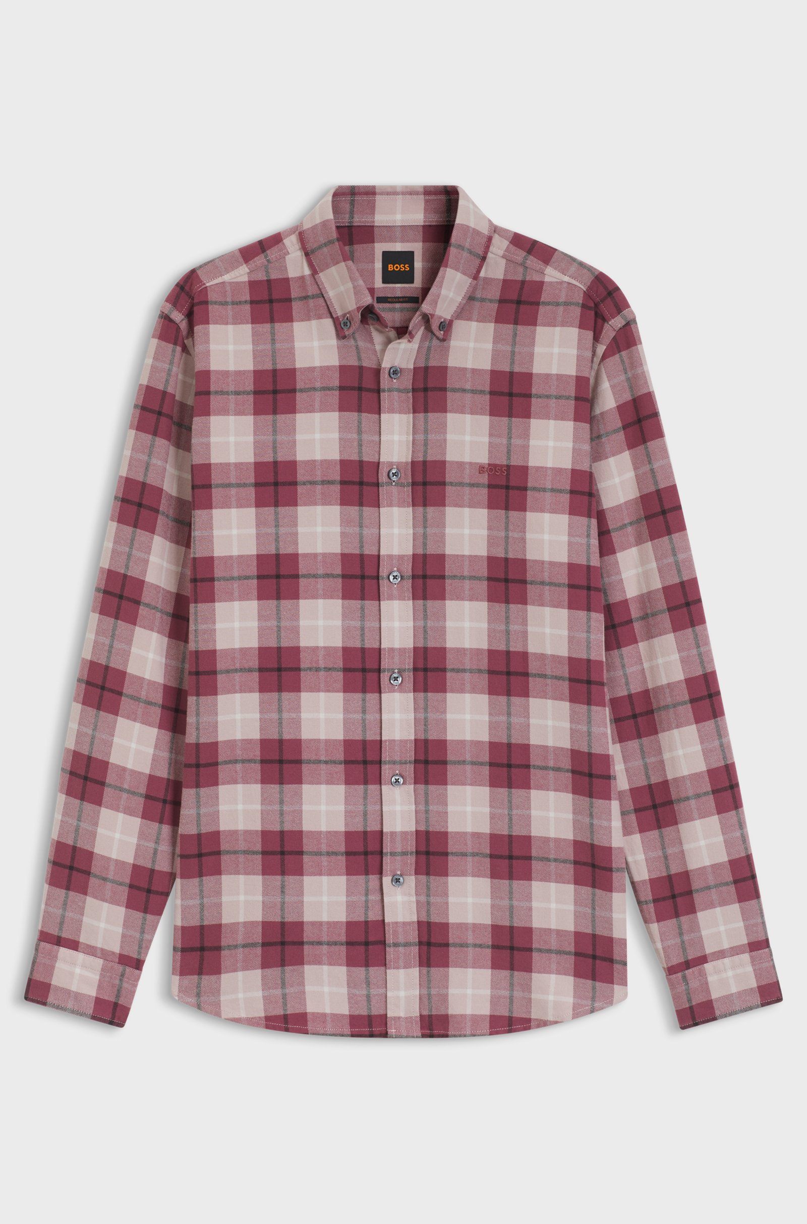 Chemise Rickert en flanelle – HUGO BOSS