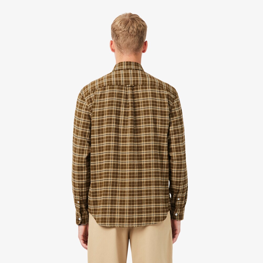 Chemise en flanelle à carreaux – LACOSTE