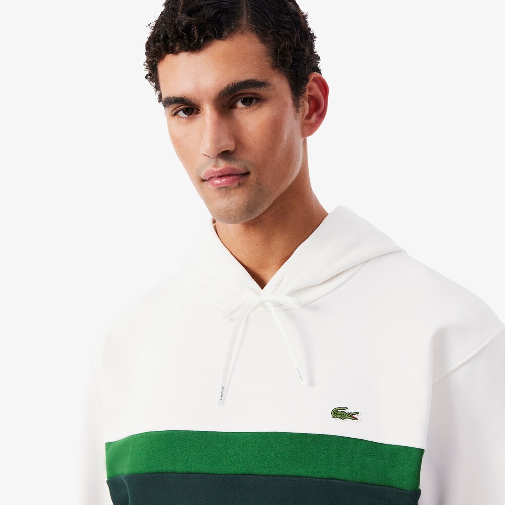 Chandail à capuche color-block - LACOSTE