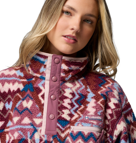 Chandail demi-zip Helvetia II à motif – COLUMBIA