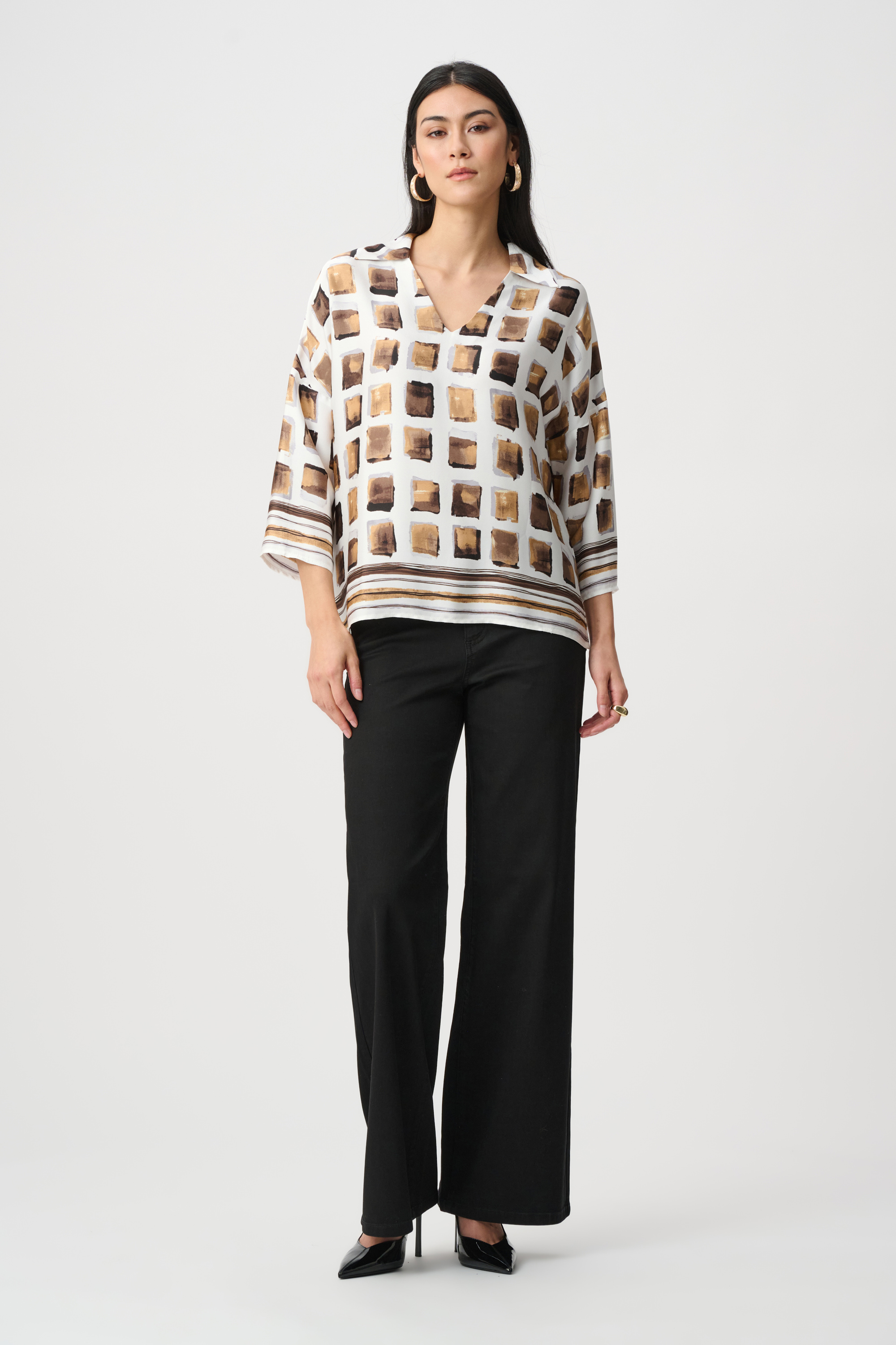 Haut boxy en satin – JOSEPH RIBKOFF