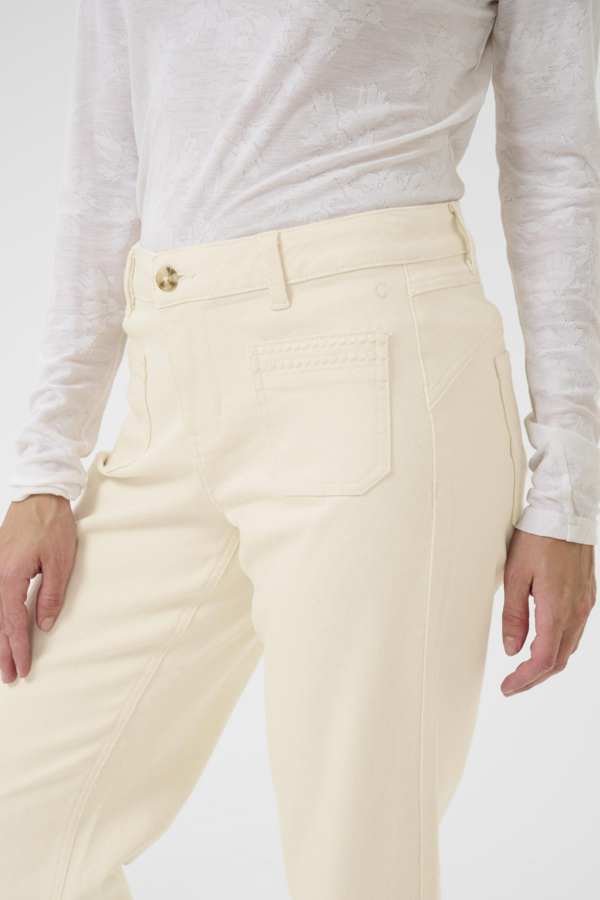 Jean Natalia en tissu sergé – CREAM