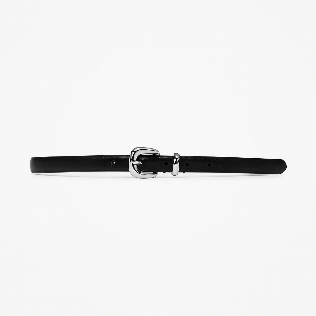 Ceinture slim en cuir véritable - MEDIKE LANDES - B29802 - MEDIKE LANDES