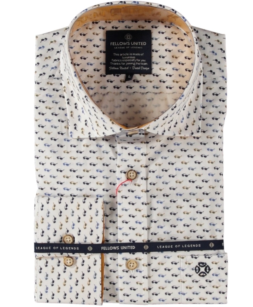 Chemise imprimée lunettes- FELLOWS UNITED - 6619 - Fellows United