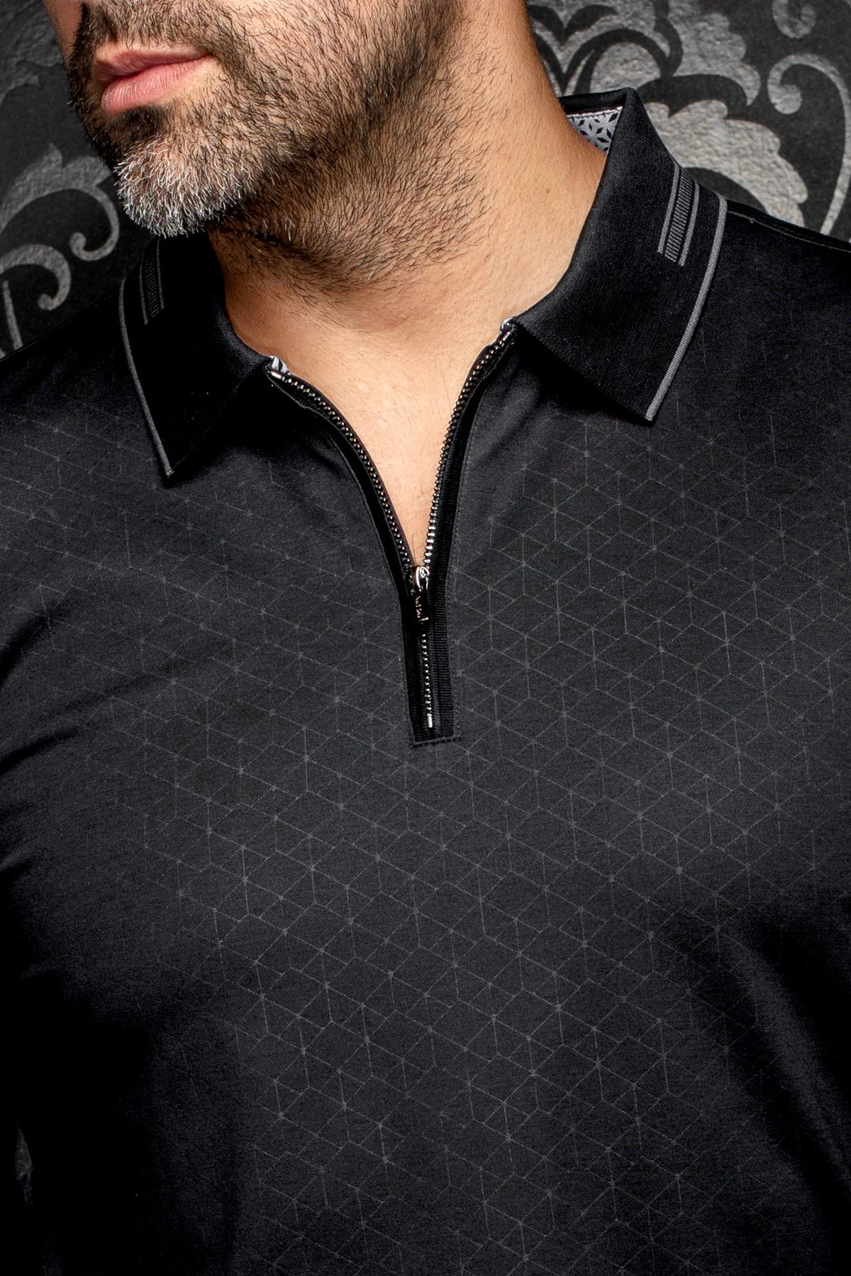 Polo manches longues Avenor – AU NOIR