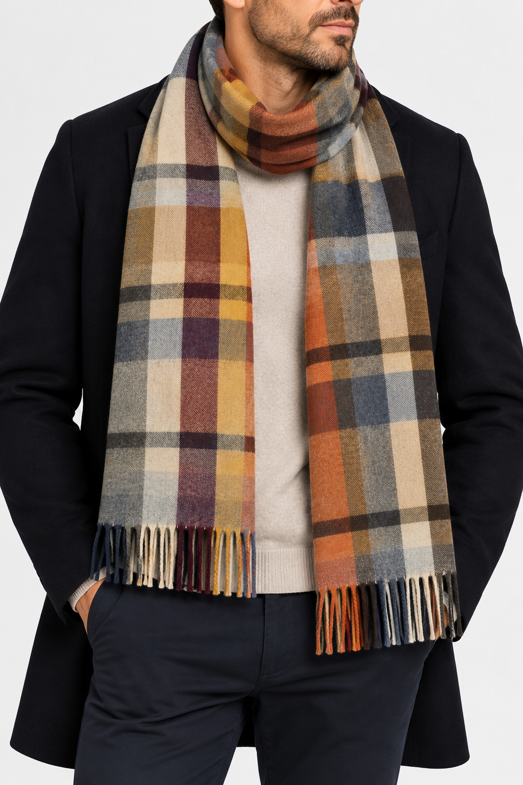 Foulard saisonnier en acrylique – MALDO - FL-4602 - MALDO
