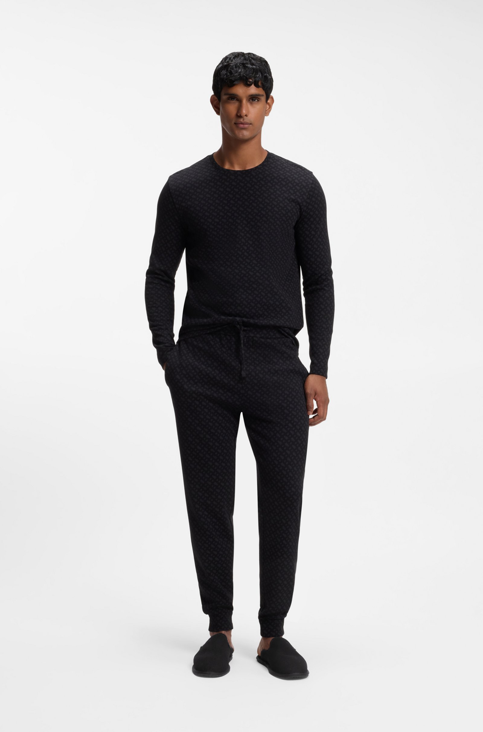 Pantoufles à enfiler avec détail logo – HUGO BOSS