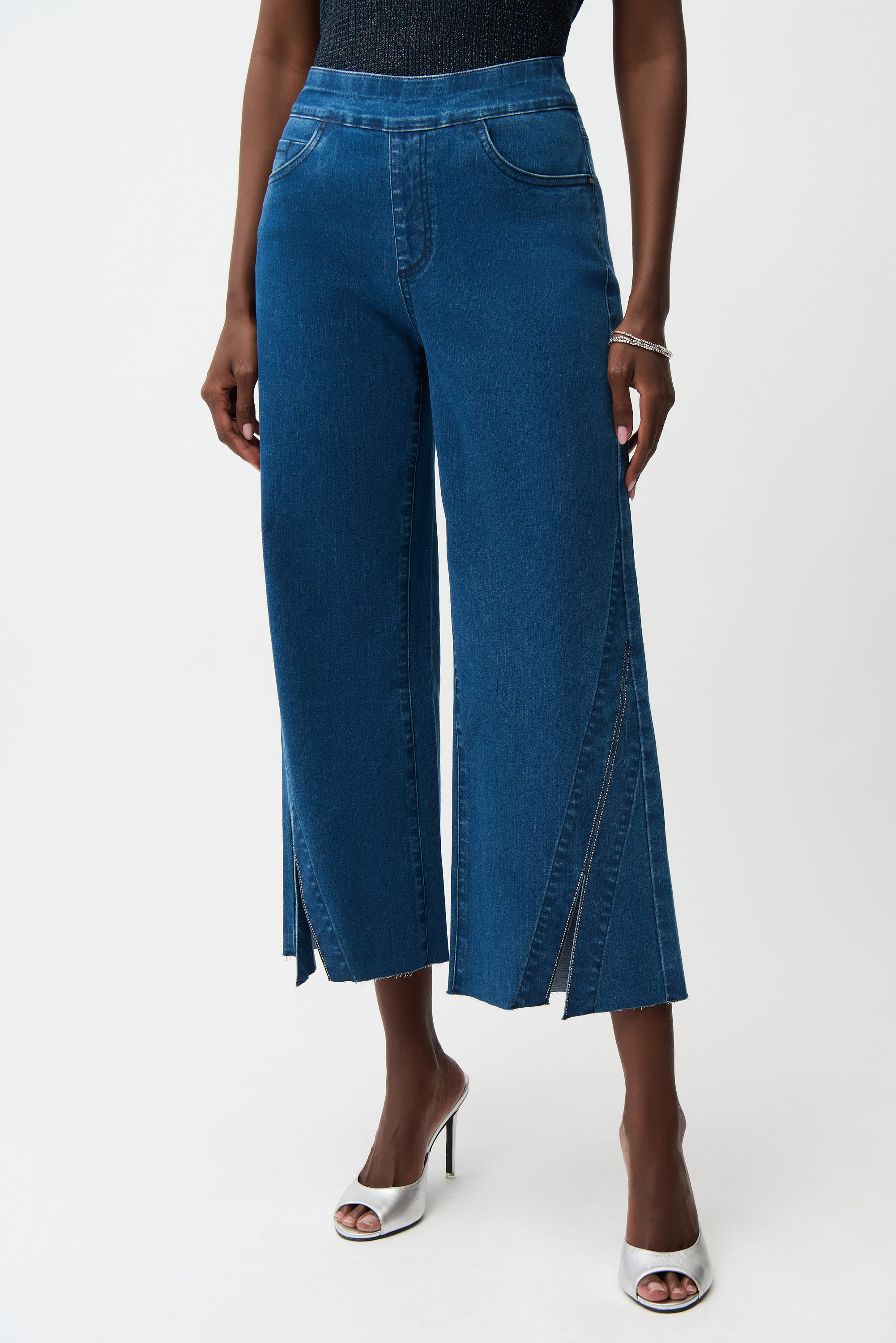 Pantalon écourté taille haute – JOSEPH RIBKOFF - 261957 - Joseph Ribkoff