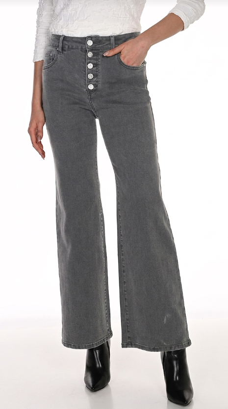 Jeans long coupe ample – FRANK LYMAN - 263752 - Frank Lyman